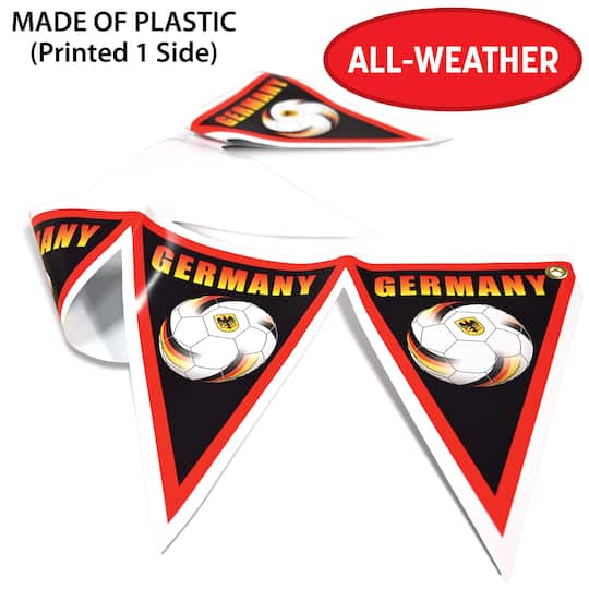 11" x 6.5ft. Germany Soccer Pennant Banner